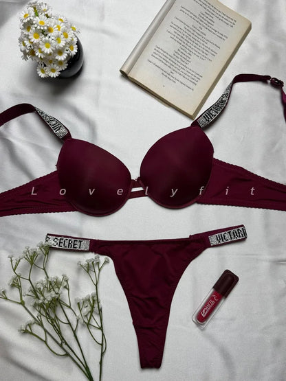 Victoria's Secret Push Up Bra & Panty Set