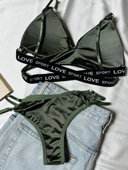 Seamless Sports Bra & Panty Set