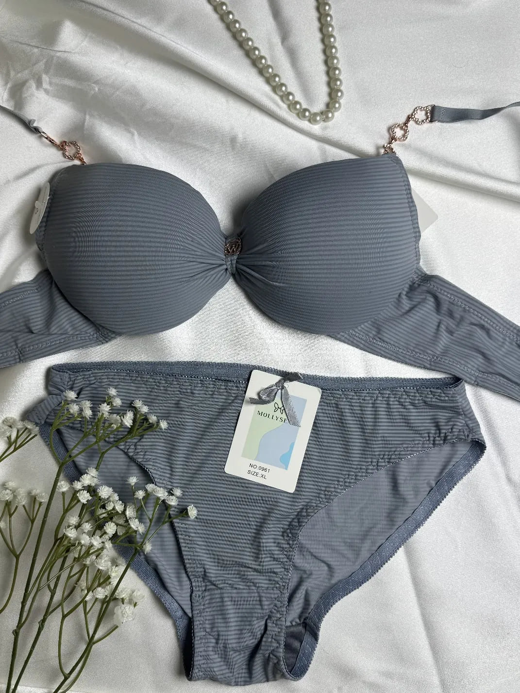 Ribbed Bra & Panty Set