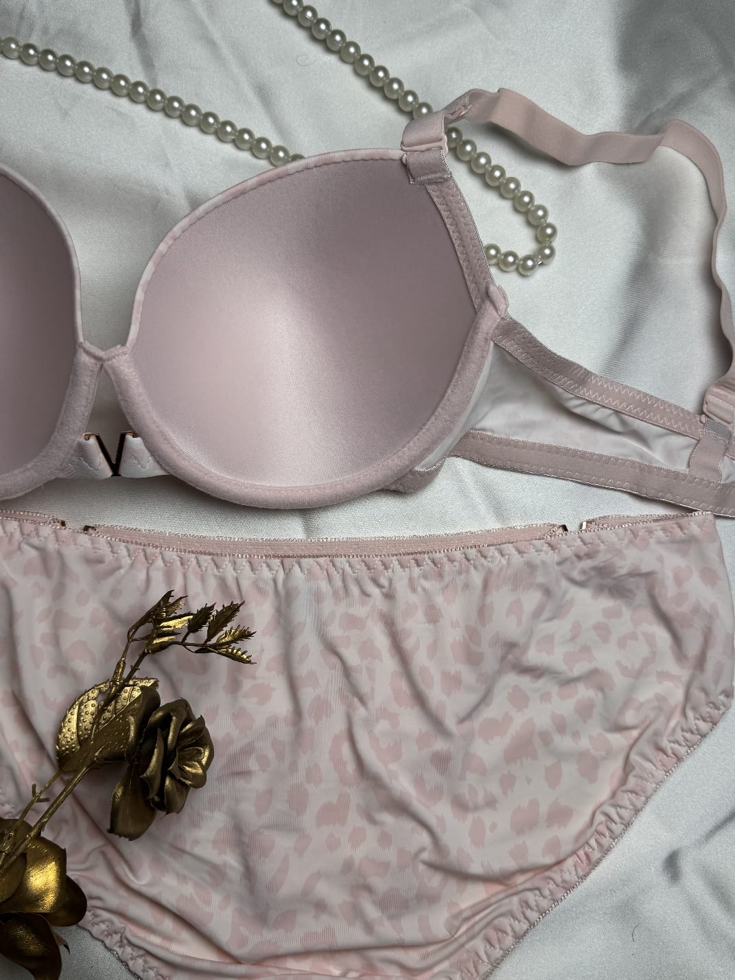 Soft Polka Dot Bra & Panty Set