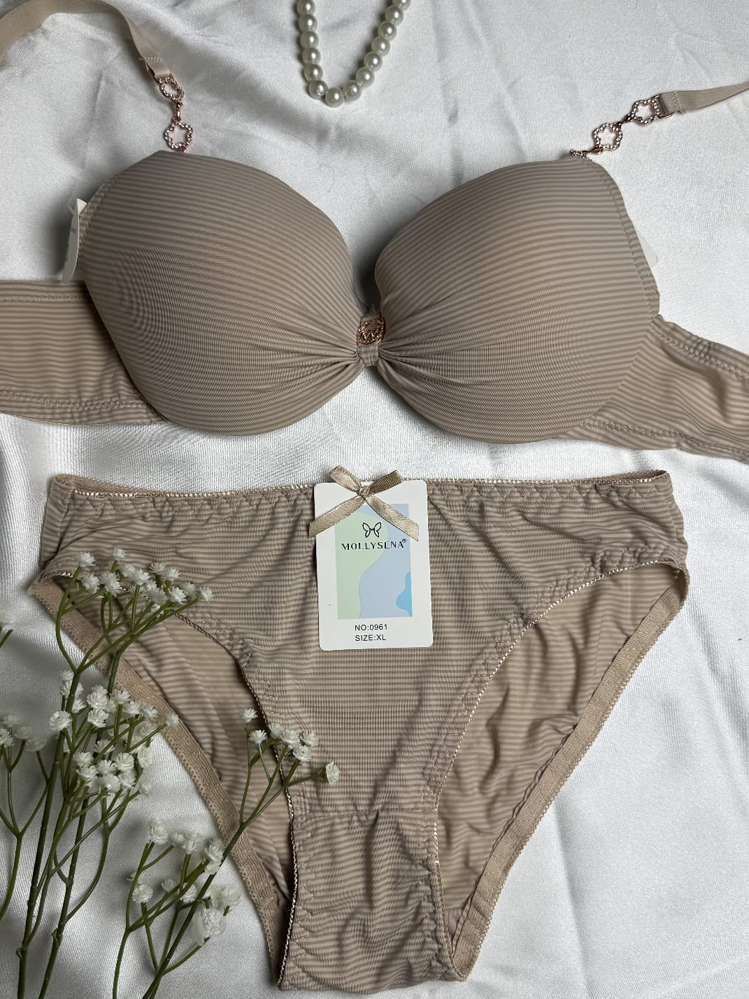 Ribbed Bra & Panty Set