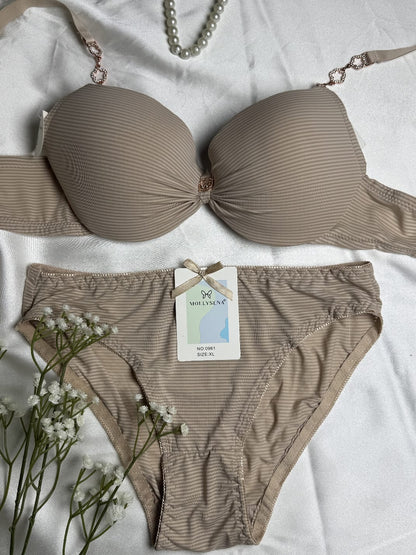 Ribbed Bra & Panty Set