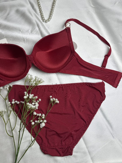 Ribbed Bra & Panty Set