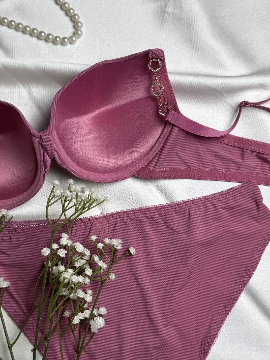 Ribbed Bra & Panty Set