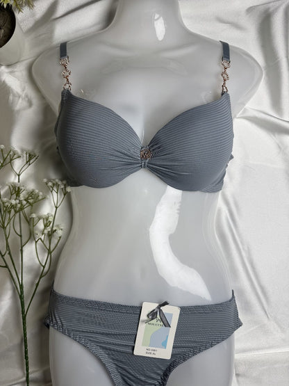 Ribbed Bra & Panty Set
