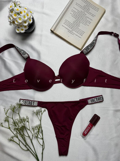 Victoria's Secret Push Up Bra & Panty Set